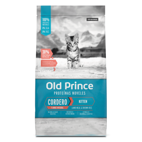 Old Prince Proteínas Noveles Gatitos Cordero y Arroz Integral